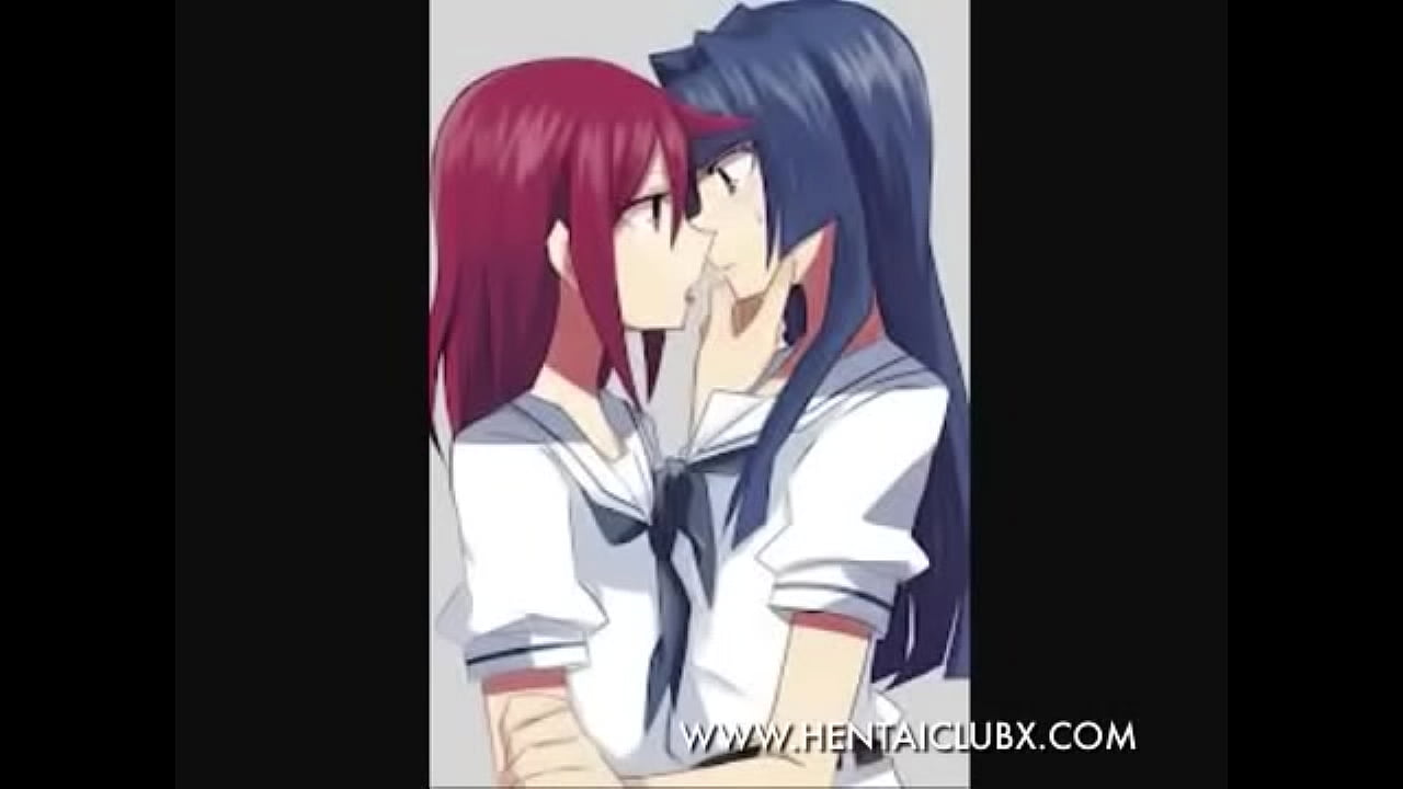 Lesbian kissing teen hentai