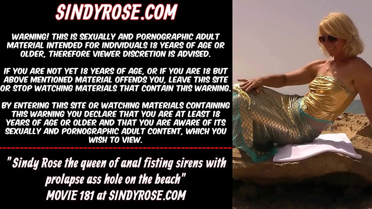 Sindy Rose the queen of anal fisting sirens with prolapse ass hole on the beach The Best Free Porn - Porn.hentaihi.net