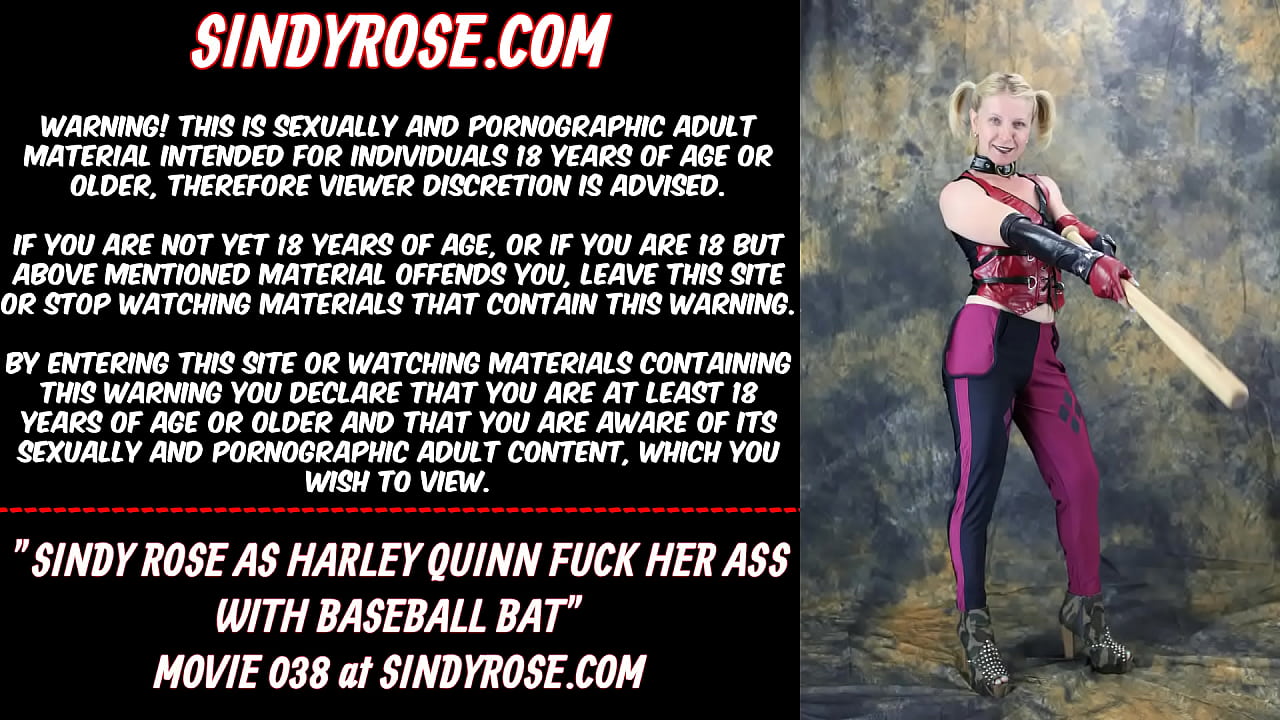 Harley Quinn fuck her ass with baseball bat Sex Porn HD 4k - Vip.xpornhub.net