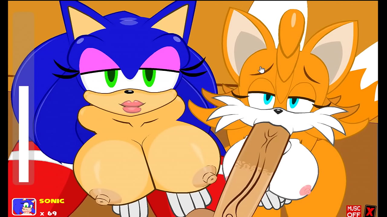 Sonic and Tails sucking a Big Cock