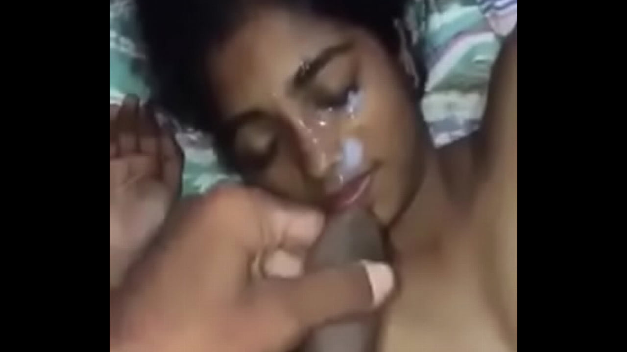 Cum facial desi