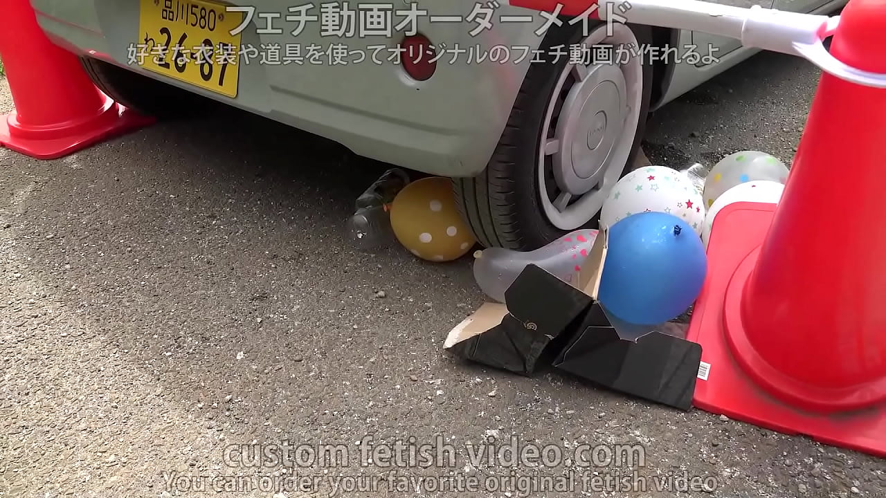 Crushing when car tires step on color cones, balloons, or plastic bottles Free Clip XXX 4k - Sex.hentaiass.net