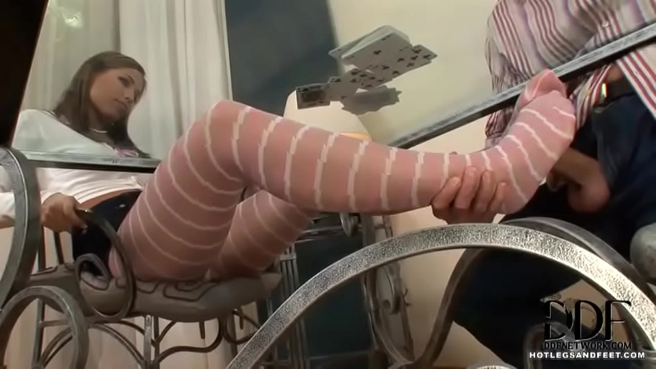 Satin Bloom Footjob