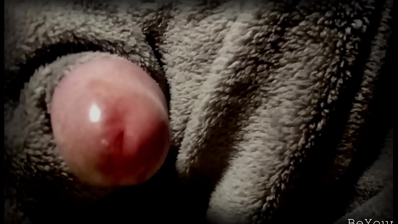 Closeup solo in blanket and huge cum - BeYoung