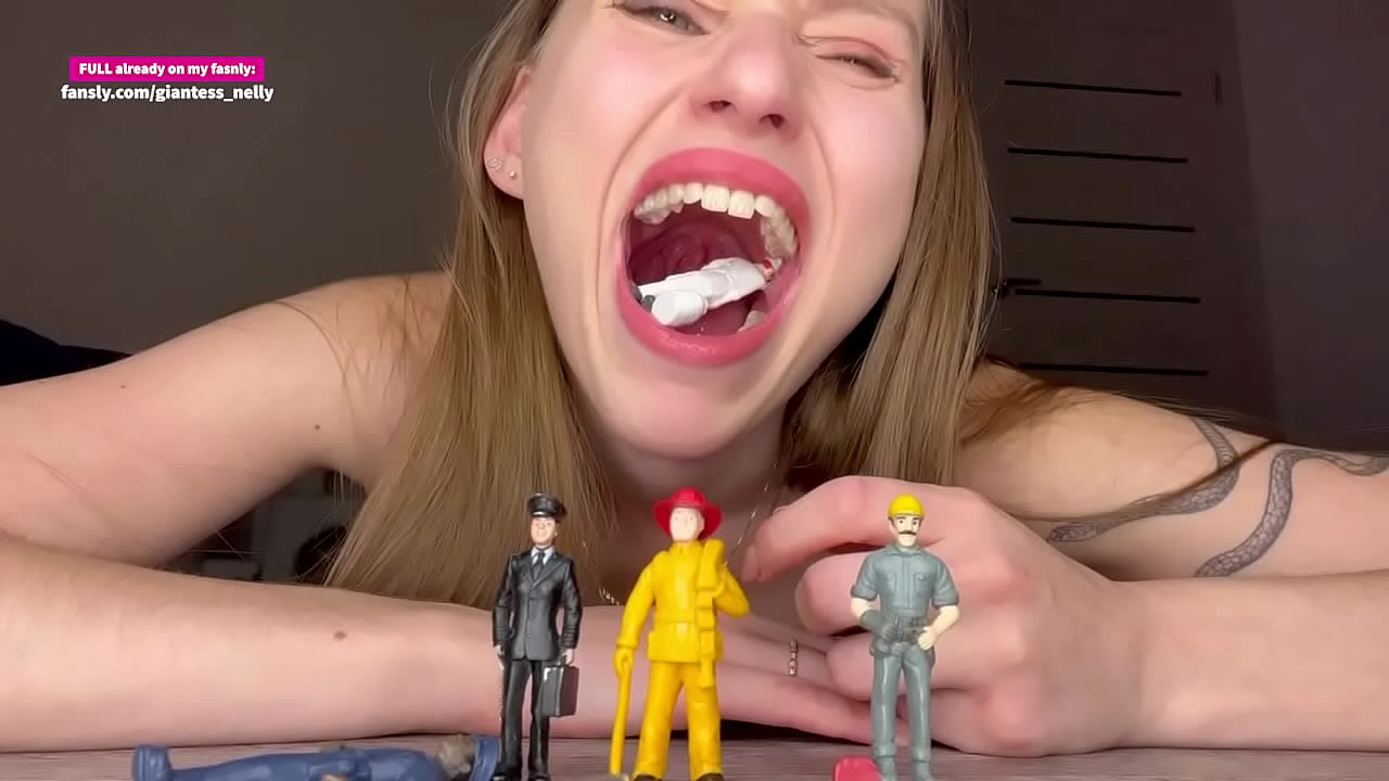 giantess eating naked people 