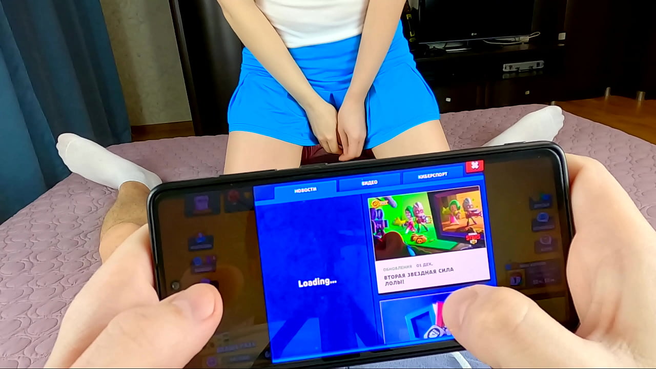 Clothed
 He playing in Brawl Stars and Stepsister asked to rate her blowjob skills! And she seduces her and suck his hard cock! POV 4K - Nata Sweet Porn TV - Pornkai.net