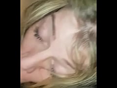  - Nasty, filthy, snotty hardcore blowjob while very spangled