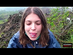  - The Riskiest Public Blowjob In The World On Top Of An Active Bali Volcano - POV