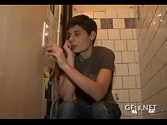  - Boy sits and stares