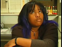  - Nasty full-bosomed ebony cutie Lasha Lane got special offer from playful merchant stapler of women cloths