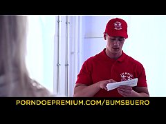  - BUMS BUERO - Secretary Monika Phamous gets hungry for cock at the office