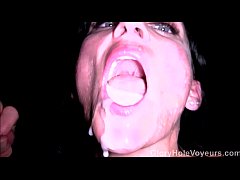  - Real Gloryhole Cum in Mouth