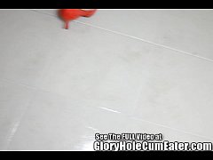  - Busty Wife Blows Gloryhole Strangers!