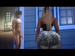  - The Sims 4 dream boy. Big boner hot slut gets the big dick
