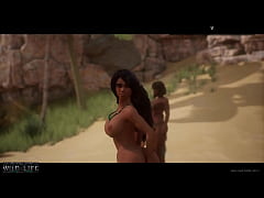  - The girl masturbated in public with a cucumber - Wild Life