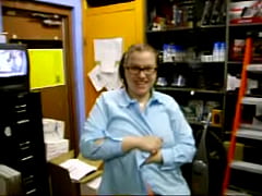  - Slutty ex flashing at RadioShack