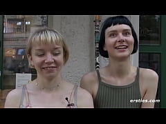  - Lesbian Babes Stroke Each Other Passionately