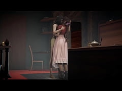  - Rinoa x Aerith Lesbian   Double blowjob Threesome pov  [Full Video] 8 m