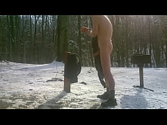  - Caught FOR REAL Shooting My Load Naked 2-2014