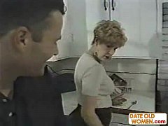  - 73 year old granny fucked in the kitchen