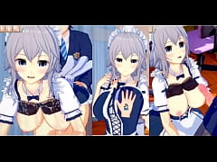  - 【エロゲーコイカツ！】東方 十六夜咲夜におっぱい揉みまくりH！3DCG巨乳アニメ動画(東方プロジェクト)【ヘンタイゲーム】