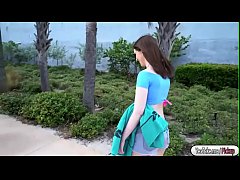  - Maya shows tits and fucks for cash