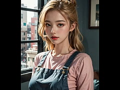  - (3D ANIMATED HENTAI ASIAN MODEL) with the hairdresser (with pussy masturbation ASMR sound!)