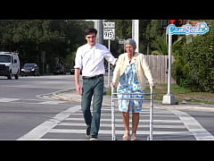  - Horny Grandma Public Sex, Granny Squirts After Massive Orgasm From Helpful Stranger