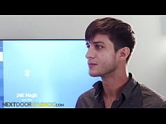  - NextDoorStudios - 3 Horny Studs Flip Fuck In Hotel Room