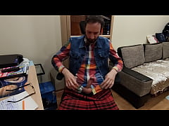  - Wanking on an office chair