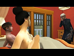  - Indian threesome step Dad catches his step son and step daughter having sex when he returned from work and joined them so as not to tell anyone