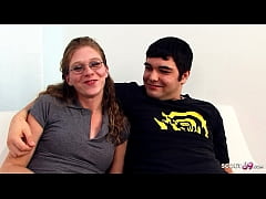  - Loser Cuckold BF watch his Ginger Nerd Girlfriend have Sexy with BBC