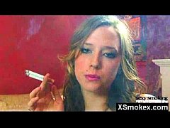  - Gorgeous Smoking Fetish Gal Wild Nude