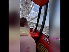  - Slut get fucks in public on the Ferris wheel
