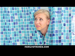  - FamilyStrokes - Hot Milf (Alice Chambers) Sucks Off StepSon