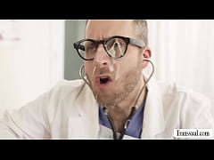  - Aroused TS and her doctor bareback each others ass