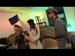  - An attractive brunette milf has superb cock riding skills while her sexy blond friend prefers double penetration