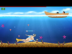  - Amakorium [PornPlay Hentai game] Ep.1 Top less bikini diving to make him cum more than 6 times