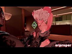  - vrchat a horny mouse girl sucks and fucks a demon e-boy