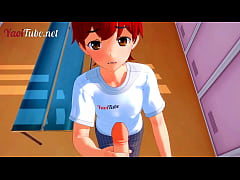  - Yaoi 3D - Naru x Shiro [Yaoiotube's Mascot] Handjob, blowjob & Anal