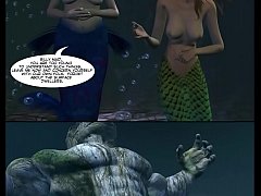  - 3D Comic: Mermaid