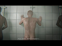  - Hard sex in the barracks with our friend, jerking off cocks with him, fucking him in the ass and cumming, animation from the game