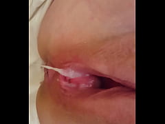  - Fucking wife's fat pussy and creaming it