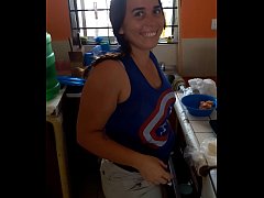  - mi ex en la cosina y el becino e miron jijij