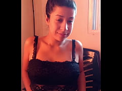  - my horny cousin makes a video while touching herself and showing me her underwear