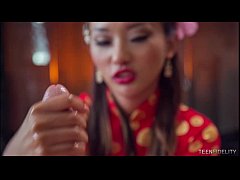  - Lil Alina Li Fucks A Big White Cock To Perfection