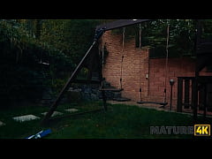  - MATURE4K. Asian riding young Czech man