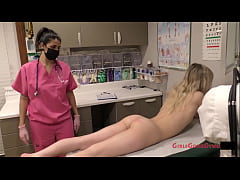  - Athletic Ebony Rina Arem Gets A Stimulating Exam From Doctor Stacy Shepard And Doctor Tampa! Full movie courtesy of GirlsGoneGyno - Reup
