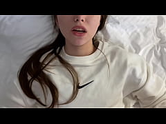  - The roommate decided to help clean up. Paid her back with sex.