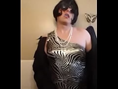  - Cd Nikki silver dress smoking